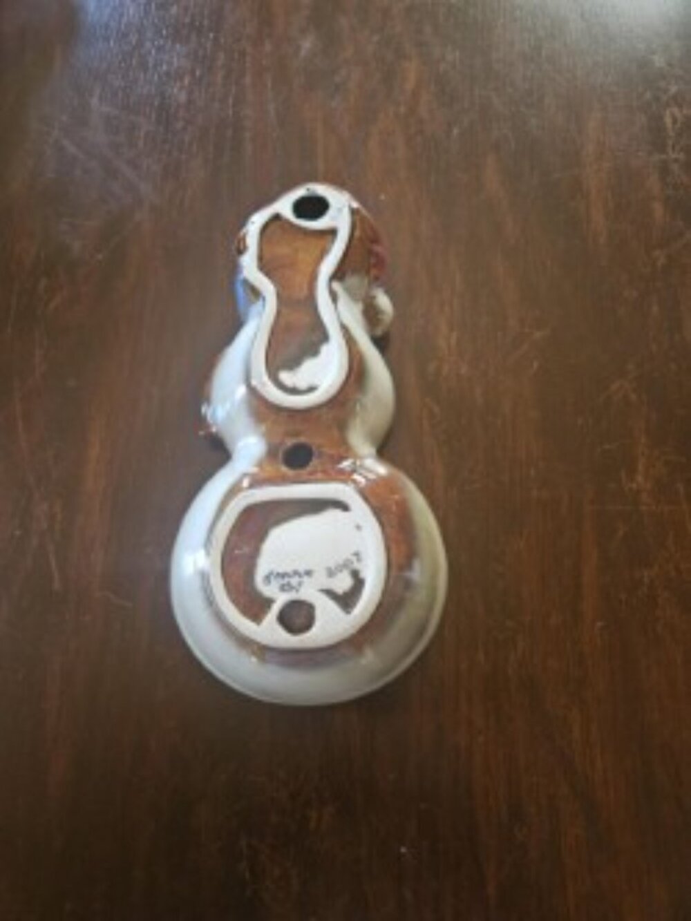 Ceramic Snowman - Picture 2 of 2